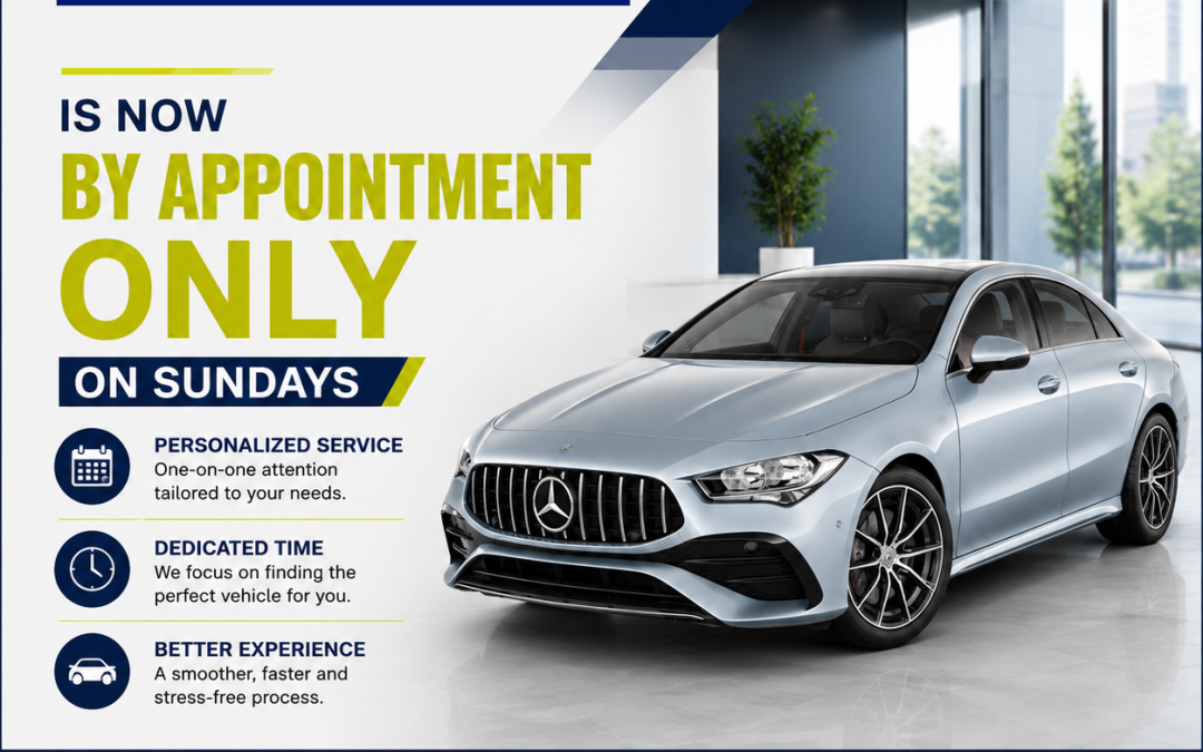 Wheels To Lease Is Now Available By Appointment Only On Sundays