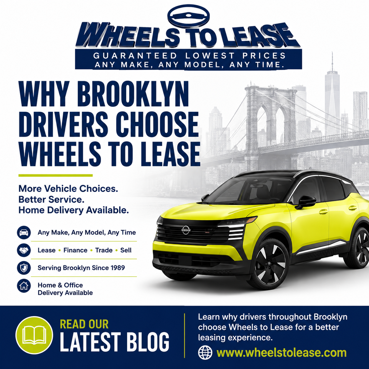 Why Brooklyn Drivers Choose Wheels to Lease Instead of Traditional Car Leasing Companies