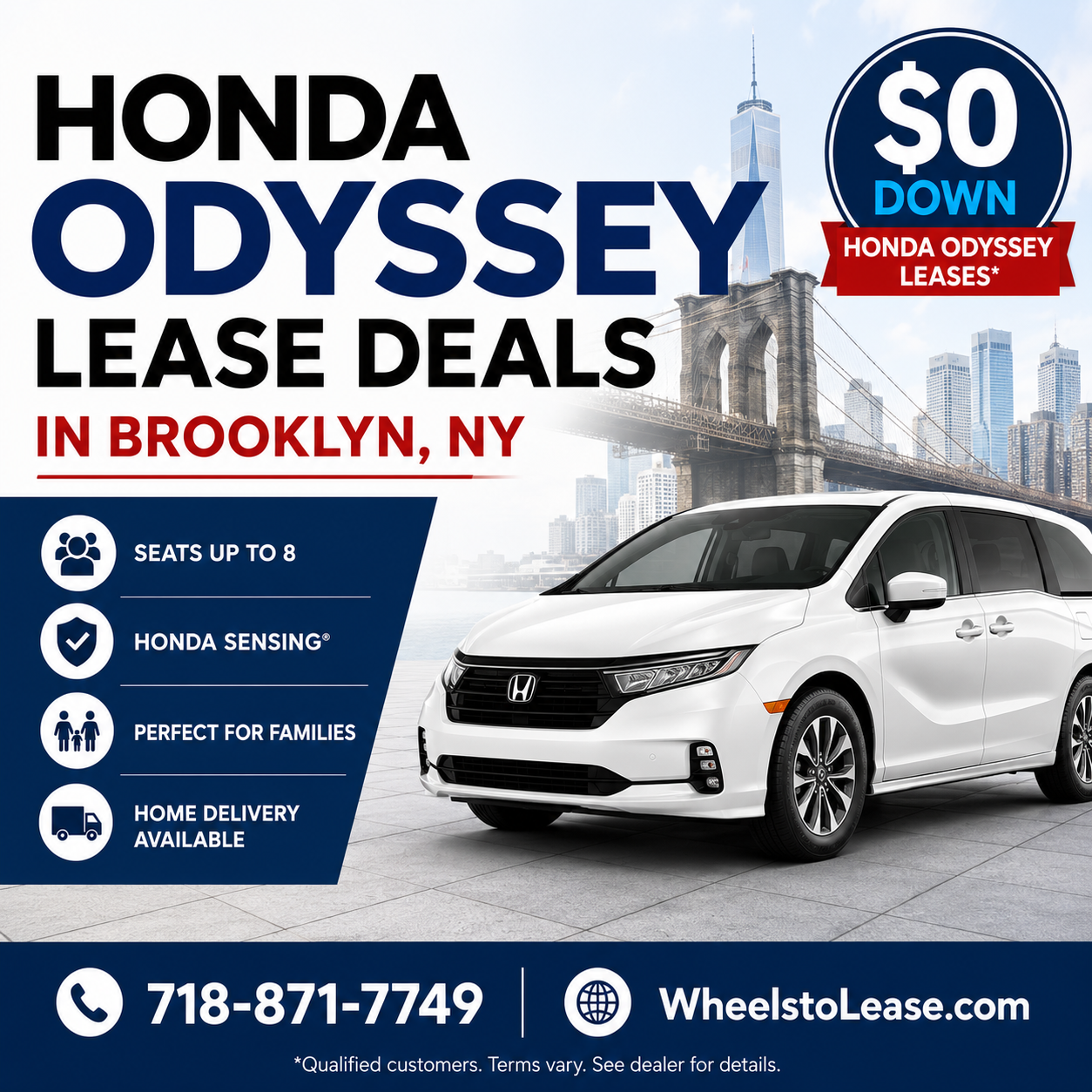 Honda Odyssey Lease Deals in Brooklyn, NY | $0 Down Honda Odyssey Leases