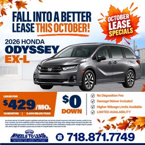2026 HONDA ODYSSEY EXL- oct