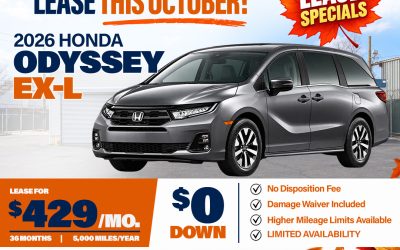 2026 HONDA ODYSSEY EXL- oct