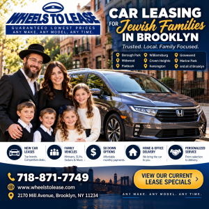 Brooklyn Family Car Leasing Advertisement